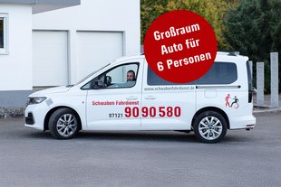 Platz für bis zu 6 Personen – jetzt gemeinsam fahren